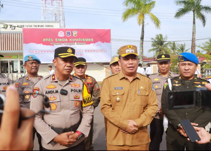 Wabup Katamso Hadiri Apel Siaga Kamtibmas, Sinergi Jaga Kondusivitas Selama Ramadhan 1447 H