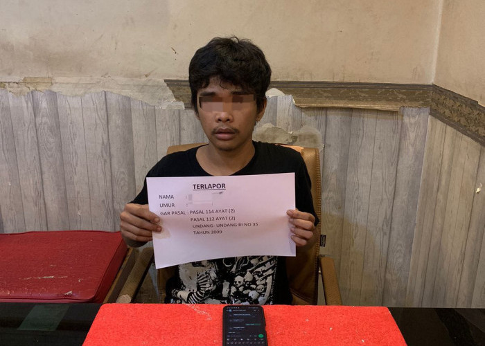 Belum Lunas Beli Sabu, Pemuda Ini Sudah Diciduk Polisi