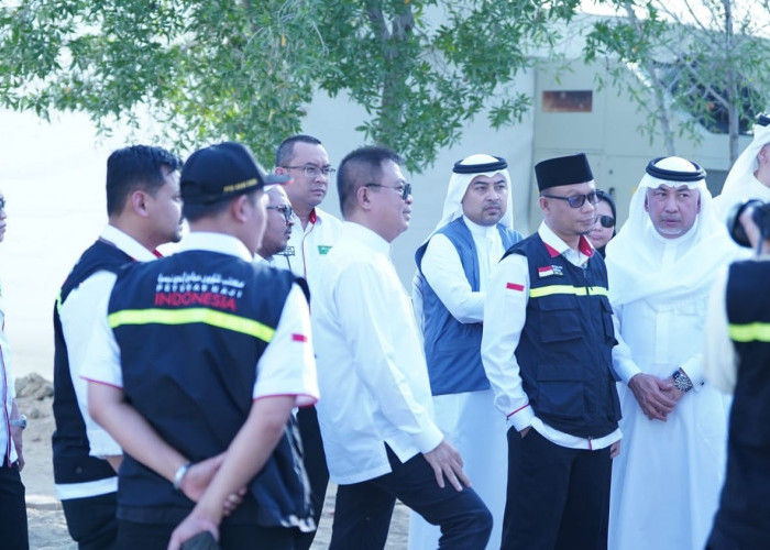 Progres Penyiapan Fasilitas Arafah-Mina untuk Jamaah Haji Indonesia Terus Dipantau