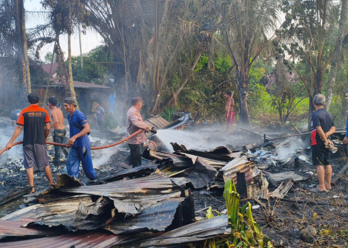 Delapan Rumah di Lagan Tengah Ludes Dilalap Api, Warga Mengungsi