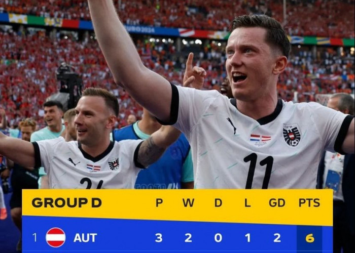 Kejutan! Hasil Akhir Group D, Austria 'Kangkangi' Prancis dan Belanda
