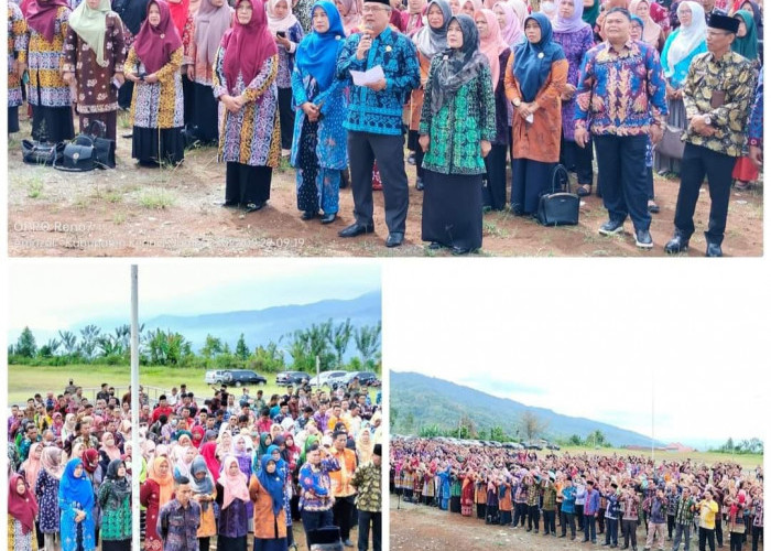 Ribuan ASN Kerinci Pakai Batik Khas Kerinci, Dukung Parade Batik Jambi