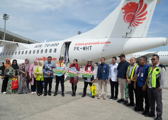 Wings Air Resmi Mengudara Pekanbaru-Melaka 3 Kali Seminggu, Bandara SSK II Kini Layani 3 Rute Internasional