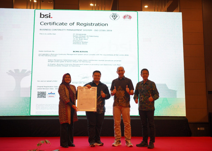 Pegadaian Kembali Raih ISO 22301:2019, Bukti Ketangguhan dan Kehandalan