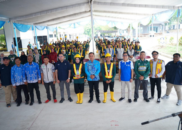Semen Baturaja Dukung Sertifikasi 100 Tenaga Kerja Konstruksi di Lampung Selatan