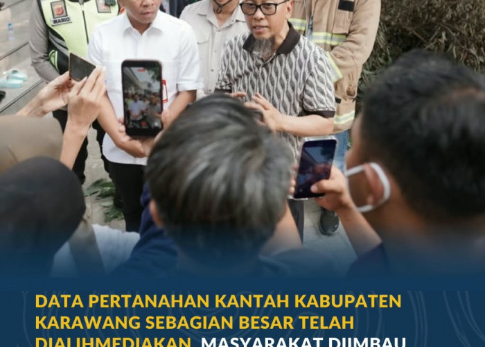 Data Pertanahan Kantah Kabupaten Karawang Sebagian Besar Telah Dialihmediakan, Masyarakat Diimbau Tidak Khawat