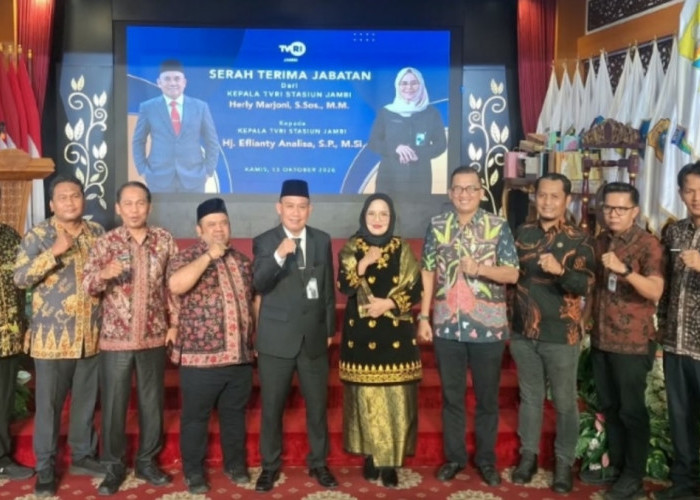 Akhoi Hadiri Pisah Sambut Kepala Stasiun TVRI Jambi, Apresiasi Capaian dan Dorong Sinergi Publikasi Daerah