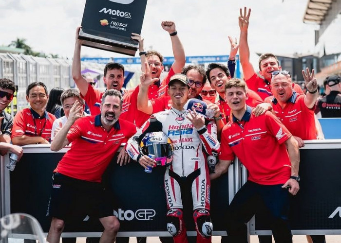 Sejarah Baru! Veda Ega Pratama Jadi Pembalap Indonesia Pertama Naik Podium Moto3