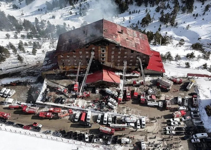 15 Orang Ditangkap Dalam Penyelidikan Kebakaran Hotel Resor Ski Turki