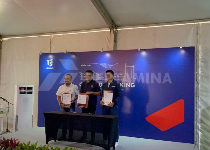 Pertamina NRE, Pertamina Patra Niaga, dan Electrum Teken Kerja Sama Kembangkan Battery Pack Molis