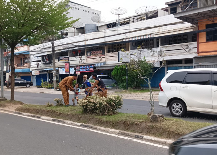 Terjadi Aksi Kejar-kejaran di Jalan, Puluhan Gepeng di Kota Jambi Terjaring