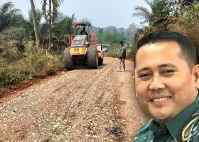 Bupati Merangin Perbaiki Jalan Rantau Limau Manis, Guru dan Murid SDN 313/VI Sampaikan Apresiasi