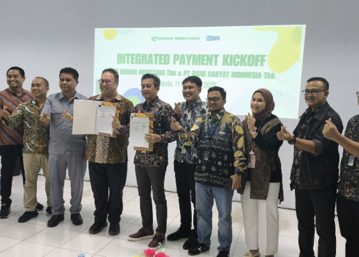 Kirana Megatara dan BRI Perkuat Sistem Pembayaran Digital Petani Karet Jambi