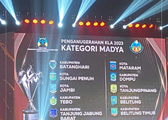 Kota Sungai Penuh Raih Anugerah Kota Layak Anak