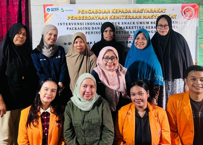 Dosen Fakultas Pertanian UNJA Dampingi UMKM Snack Salwa Kembangkan Produk Snack Berbasis Smart Packaging