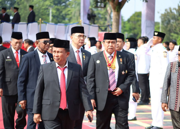 Kakanwil Kemenkum Jambi Hadiri Upacara HUT RI Ke-81 Bersama Forkopimda Provinsi Jambi