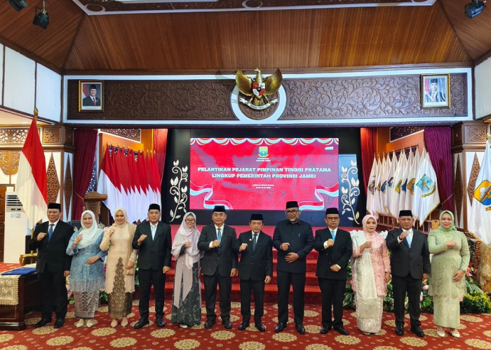 Lantik Lima Pejabat Pimpinan Tinggi Pratama, Al Haris Tekankan Penguatan Kinerja - Integritas