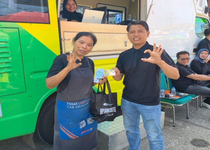 Grebek Pasar Aur Duri, BPJS Ketenagakerjaan Perluasan Kepesertaan Sektor Non-Upah