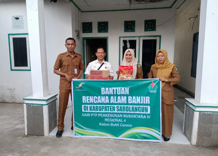 Dua Kebun PTPN IV Regional IV Bantu Korban Banjir Sarolangun 
