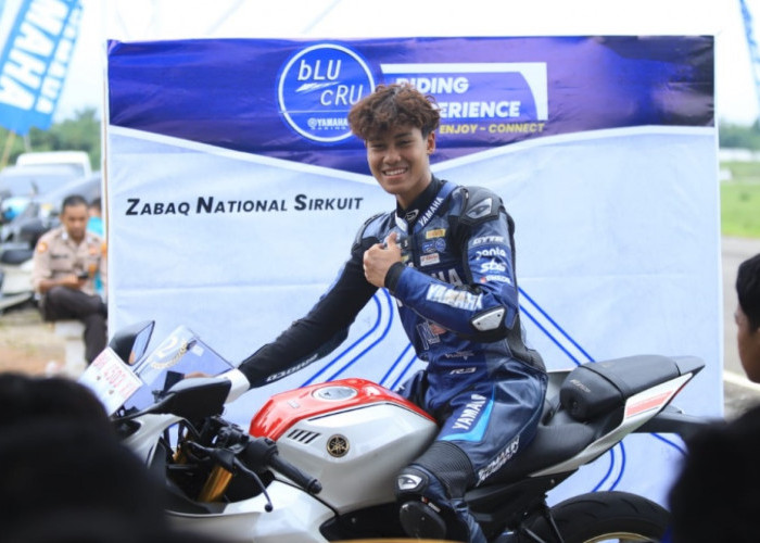 Keren! Yamaha Jambi Hadirkan Pembalap Aldi Satya Mahendra di Zabaq Sirkuit untuk Jajal R15 Series 