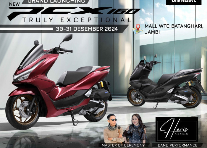 Segera Hadir, Grand Launching New Honda PCX160 Untuk Meriahkan Akhir Tahun