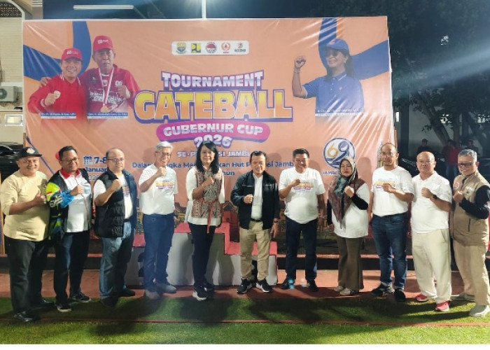 Wamen PU Diana Tutup Turnamen Gateball Gubernur Jambi Cup 2026,  Puji Jambi Sudah Punya Klub