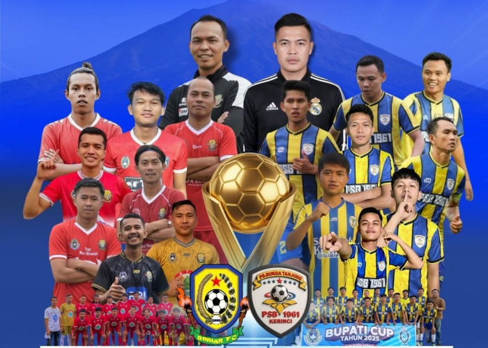 Final Bupati Kerinci Cup 2025, PSB 1961 dan PS Binhar Berebut Mahkota 