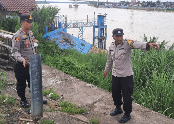 Polisi selidiki Pelaku Pencurian Besi Perbatasan Jalan dan Sungai Batanghari 