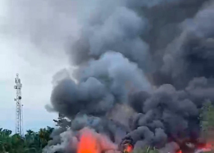 Breaking news.. Pasar Teluk Nilau Kebakaran
