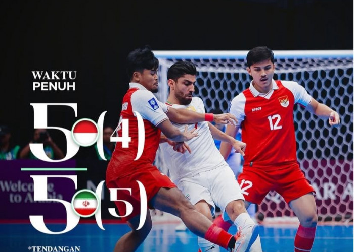 Dramatis! Timnas Futsal Indonesia Kalah Penalti dari Iran 4-5