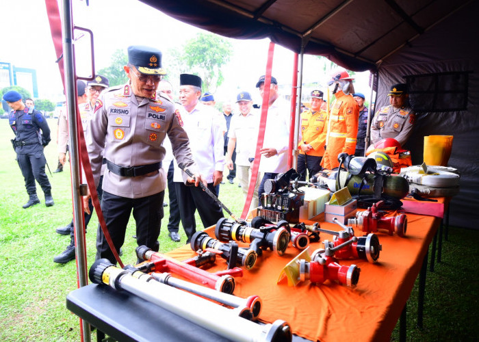 Apel Kesiapsiagaan Karhutla dan Pengendalian Massa, Kapolda Jambi Tekankan Respons Cepat dan Terukur