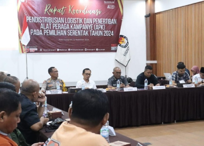 Pj Bupati Merangin Buka Rakor Pendistribusian Logistik Pilkada 2024