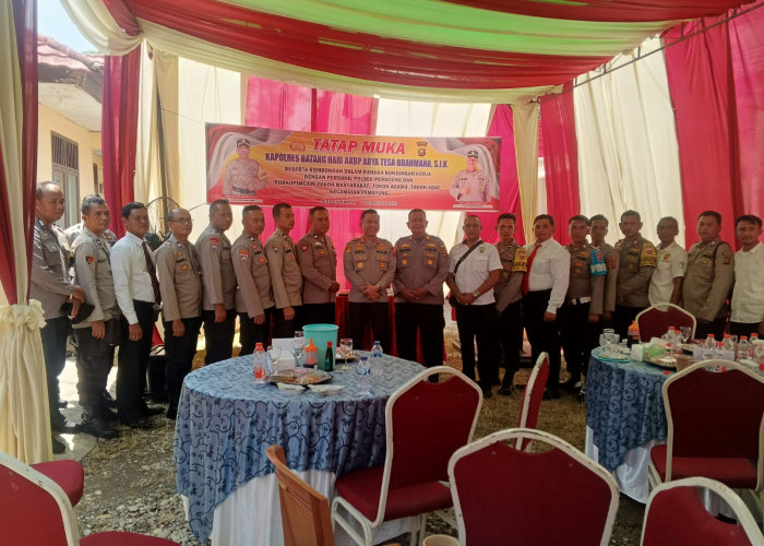 Polsek Pemayung Jadi Polsek Pertama yang Dikunjungi Kapolres Batang Hari 