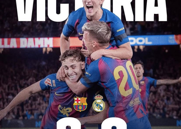 Hajar Real Madrid 2-0, Barcelona Juara Liga Spanyol
