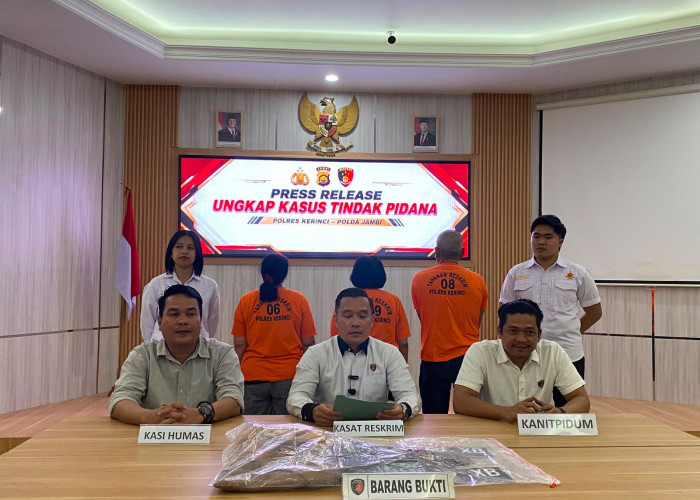 Polisi Ungkap Curas Rp75 Juta di Kerinci, Satu Pelaku Masuk DPO