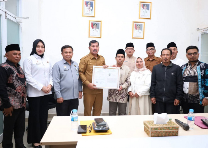 Kanwil Kemenkum Jambi Serahkan Sertifikat Indikasi Geografis Beras Payo Kerinci, Dorong Penguatan KI Daerah