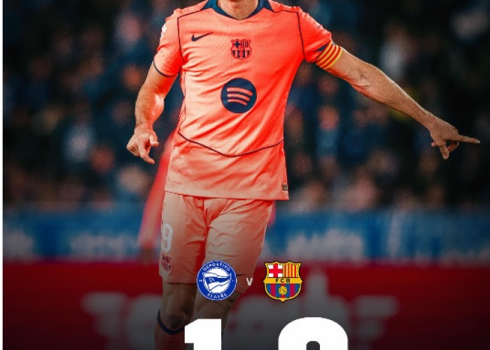 Ditekuk Deportivo Alaves 1-0, Barcelona Gagal Raih 100 Poin
