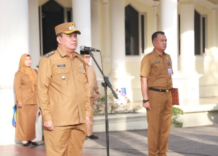 Wabup Katamso Pimpin Apel Rutin Pagi di Sekretariat Daerah