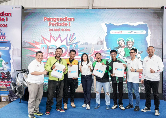 Apresiasi Mitra Ojol, Pertamina Patra Niaga Undi 25 Unit Motor di Program BOOM Periode 1