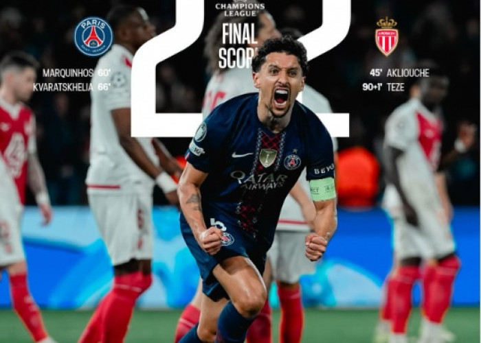 Imbang 2-2, PSG Singkirkan AS Monaco dari Liga Champions