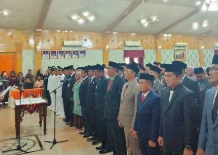 Perdana! PJ Bachril Bakri Lantik 91 Pejabat Eselon II,III ,IV di Lingkup Pemkab Sarolangun, Ini Nama-Namanya