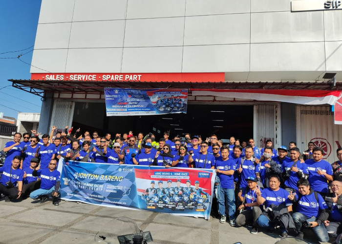 Ratusan Bikers Yamaha Nonton dan Dukung Langsung Perjuangan Pembalap Yamaha Racing Indonesia di ARRC Mandalika
