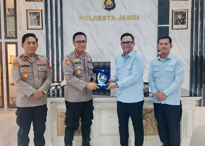 Dirut Tirta Mayang Temui Kapolresta Jambi, Perkuat Sinergi Layani Masyarakat