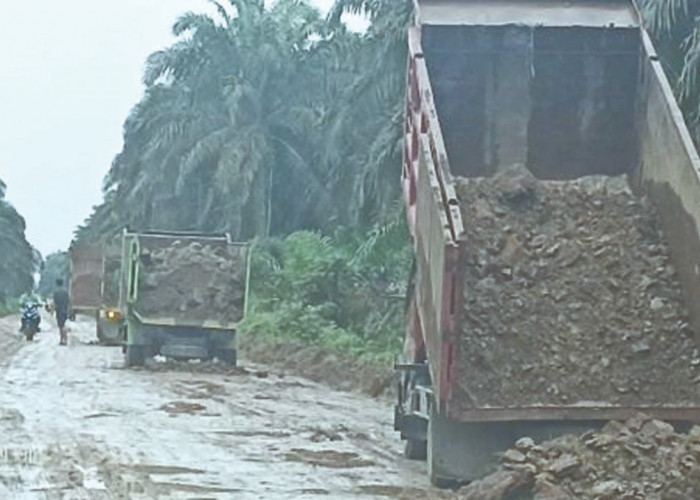 Warga Desa Lubuk Raman Mengaku Akses Jalan Semakin Lancar, Berkat CSR dari PT BSS