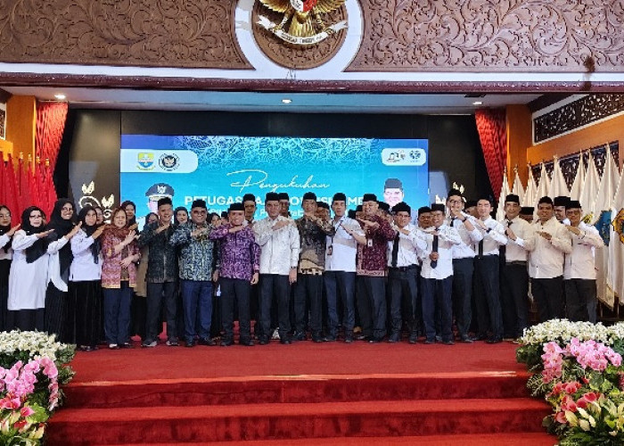 Gubernur Jambi Kukuhkan 73 Petugas Haji Tahun 2026, Kakanwil Kemenhaj Tekankan Integritas Pelayanan