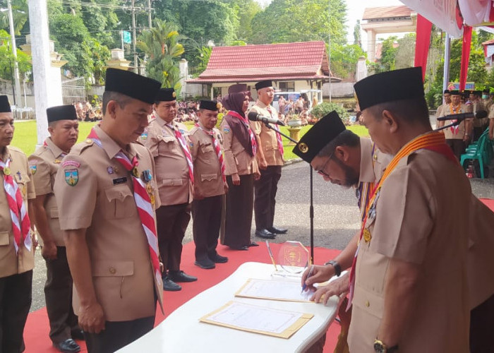 Pengurus Kwarcab Gerakan Pramuka Merangin Dilantik