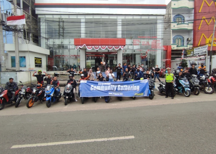 Community Gathering Menyatukan Banyak Komunitas Motor Yamaha di Jambi