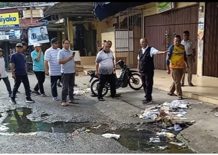 Pj Bupati Merangin Jangcik Minta Drainase Pasar Dipantau Tiap Hari