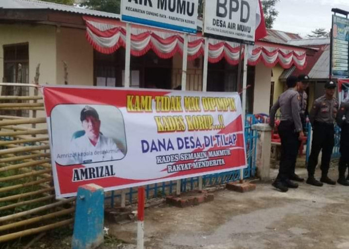 BPD Air Mumu Laporkan Kades ke Bupati Kerinci, Dugaan Korupsi Dana Desa