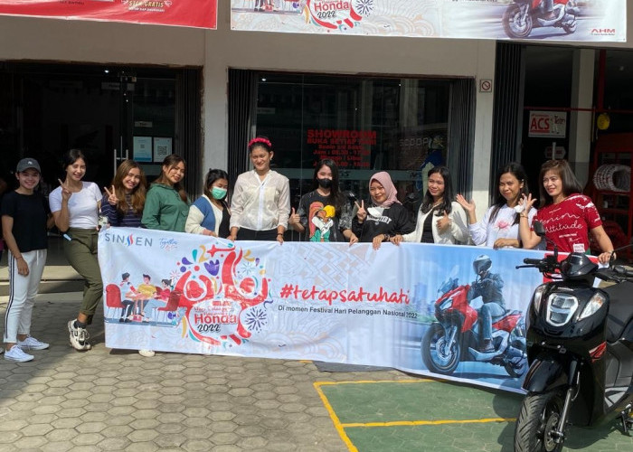 Apresiasi Konsumen Loyal Honda, Sinsen Gelar Gathering dan City Touring 